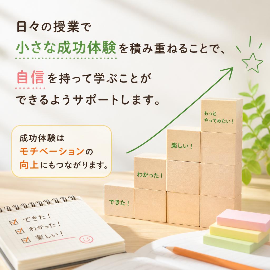 自信をつけるための小さな成功体験