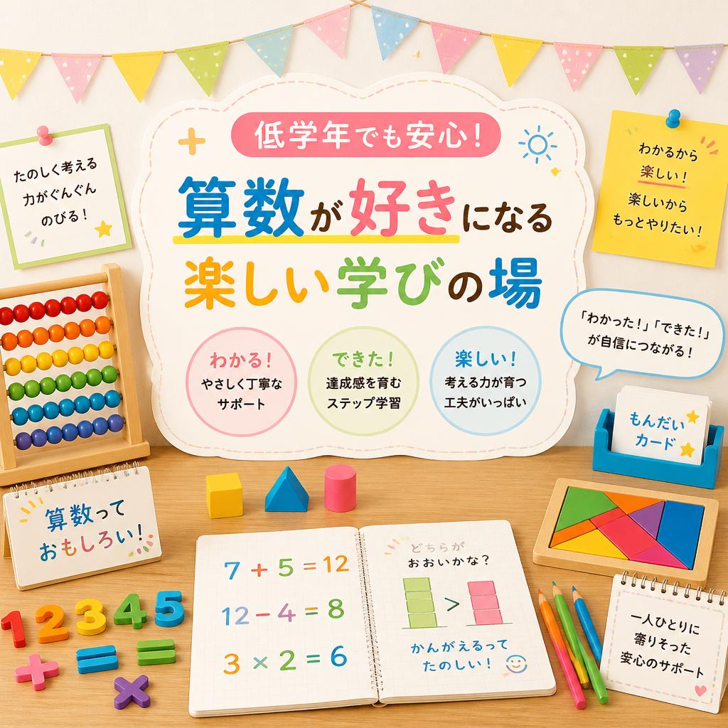 低学年でも安心！算数が好きになる楽しい学びの場