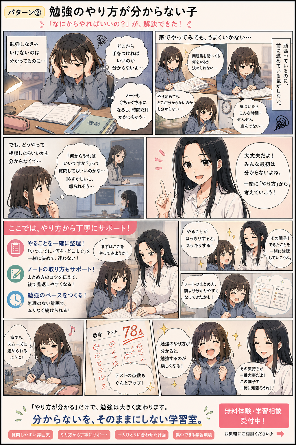 まずは体験授業へ！