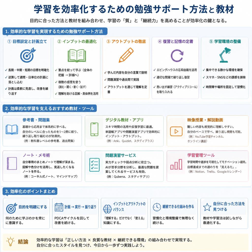 4. 勉強サポートの方法