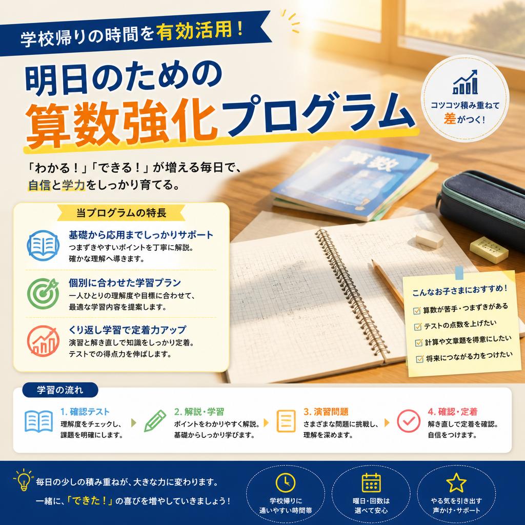 西大井・中延周辺の中学生向け塾情報：学校帰りに行けるメリット