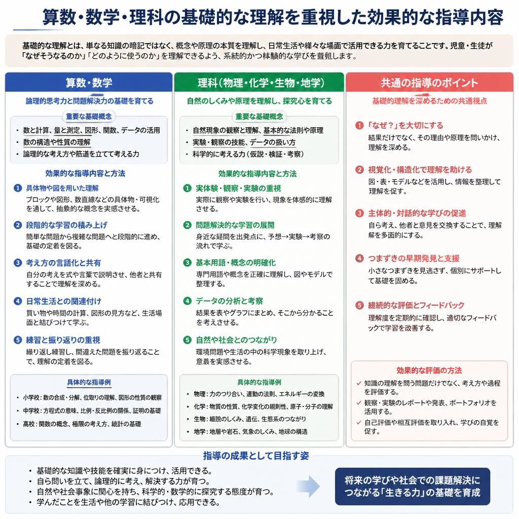 指導内容の充実