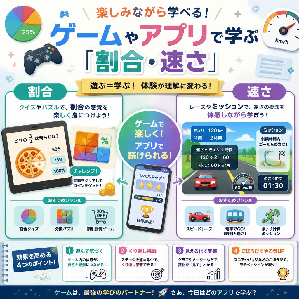 ゲームやアプリを活用した学習法