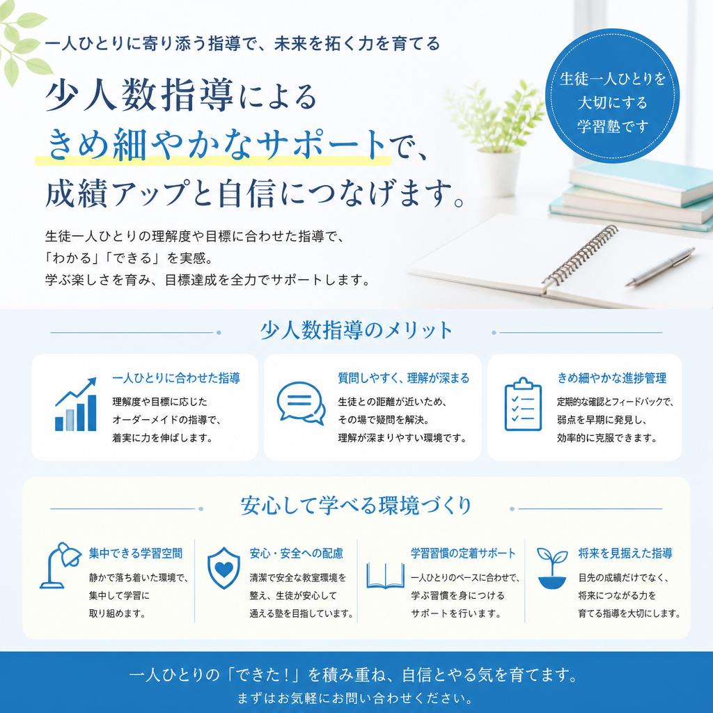 5. 運営する学習塾の特徴
