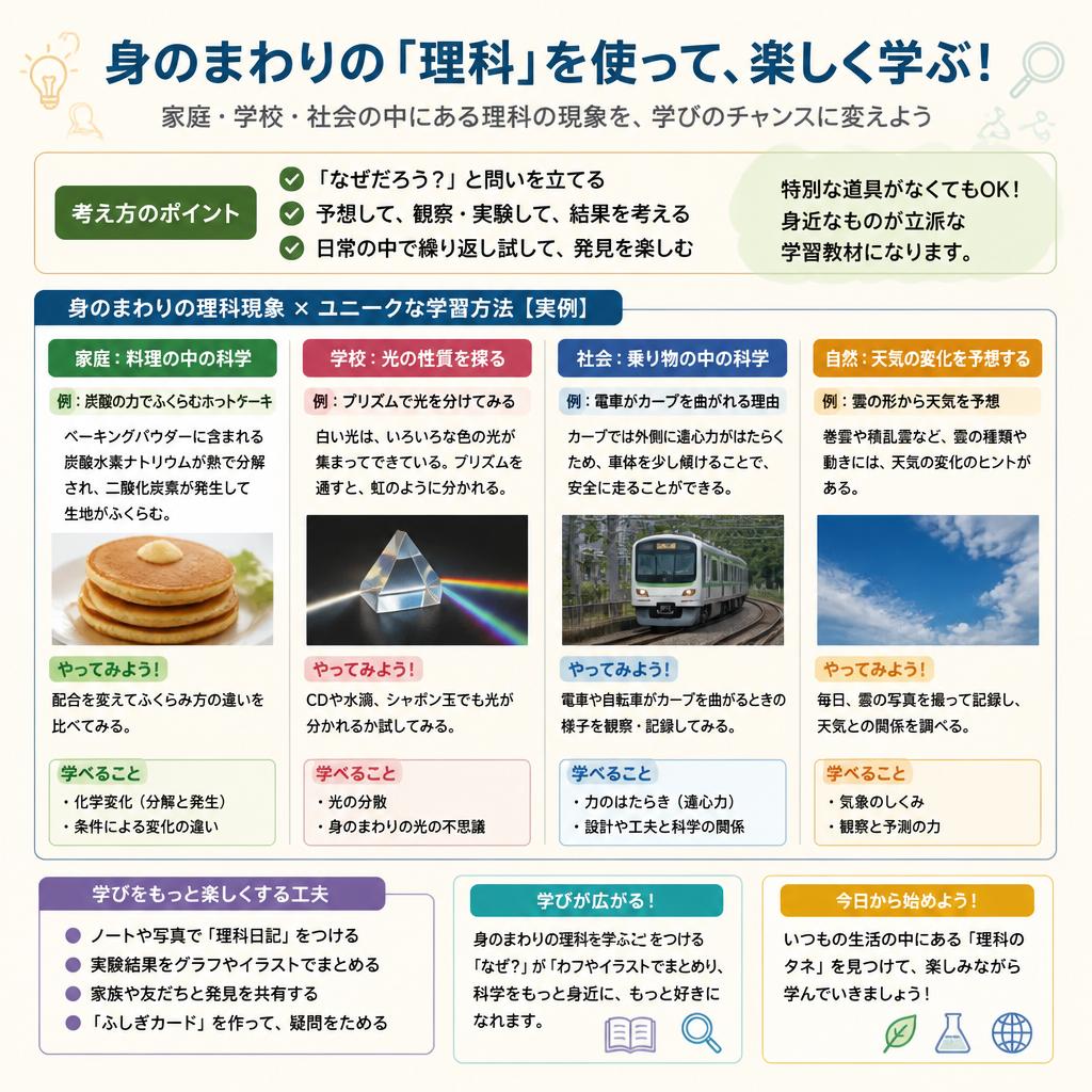 日常生活を活用した理科教育法