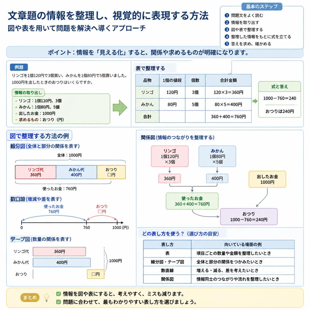 ステップ2: 情報の整理と視覚化