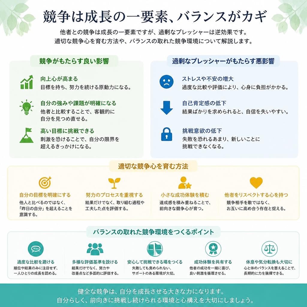 競争心を育むことの意義