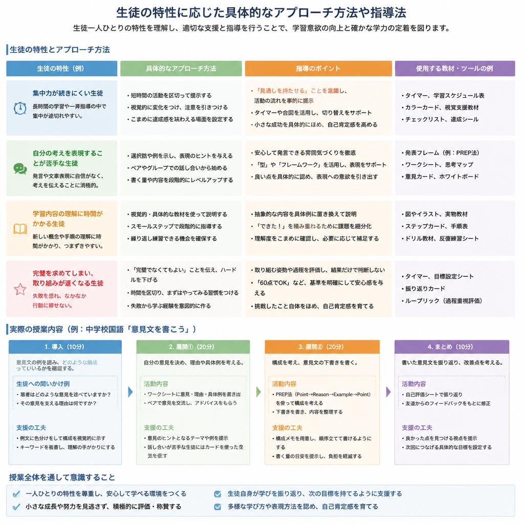 具体的なアプローチ方法