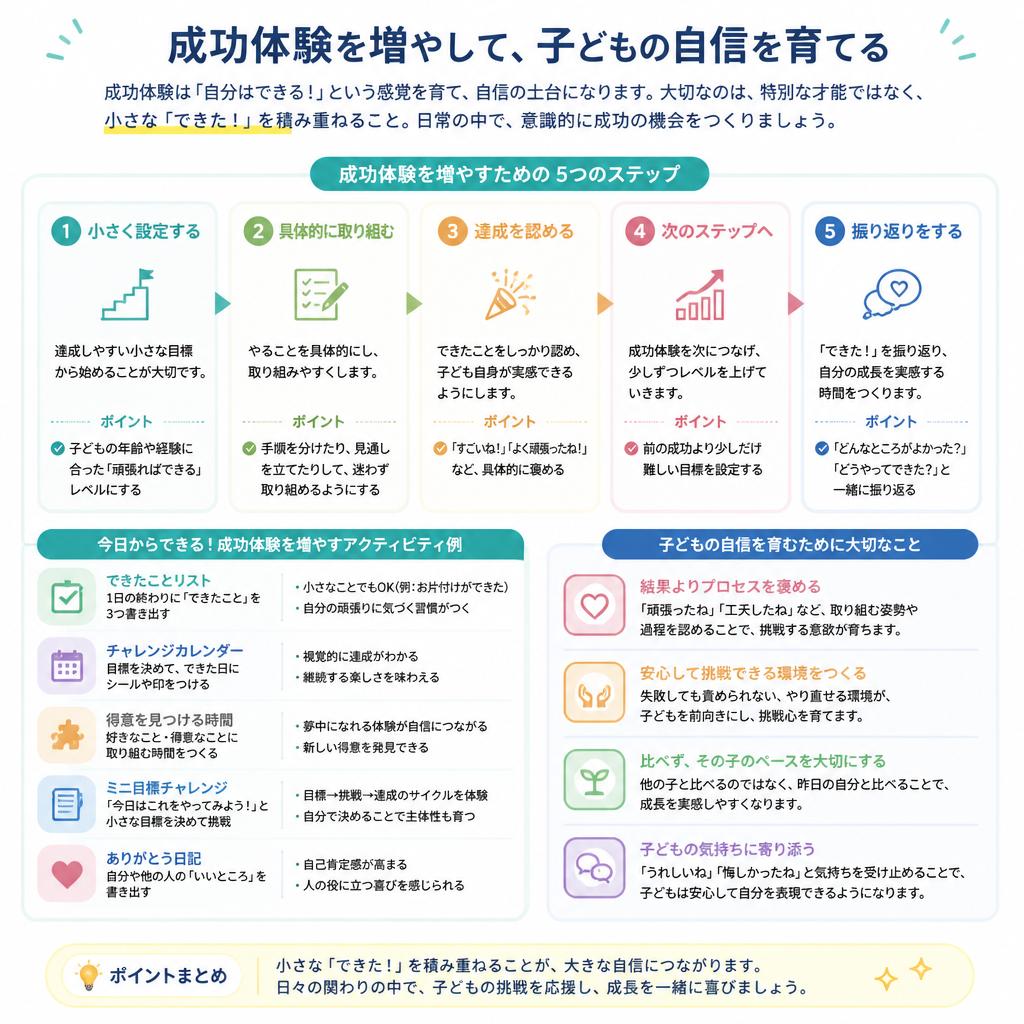 5. 自信を持たせるための具体的アプローチ