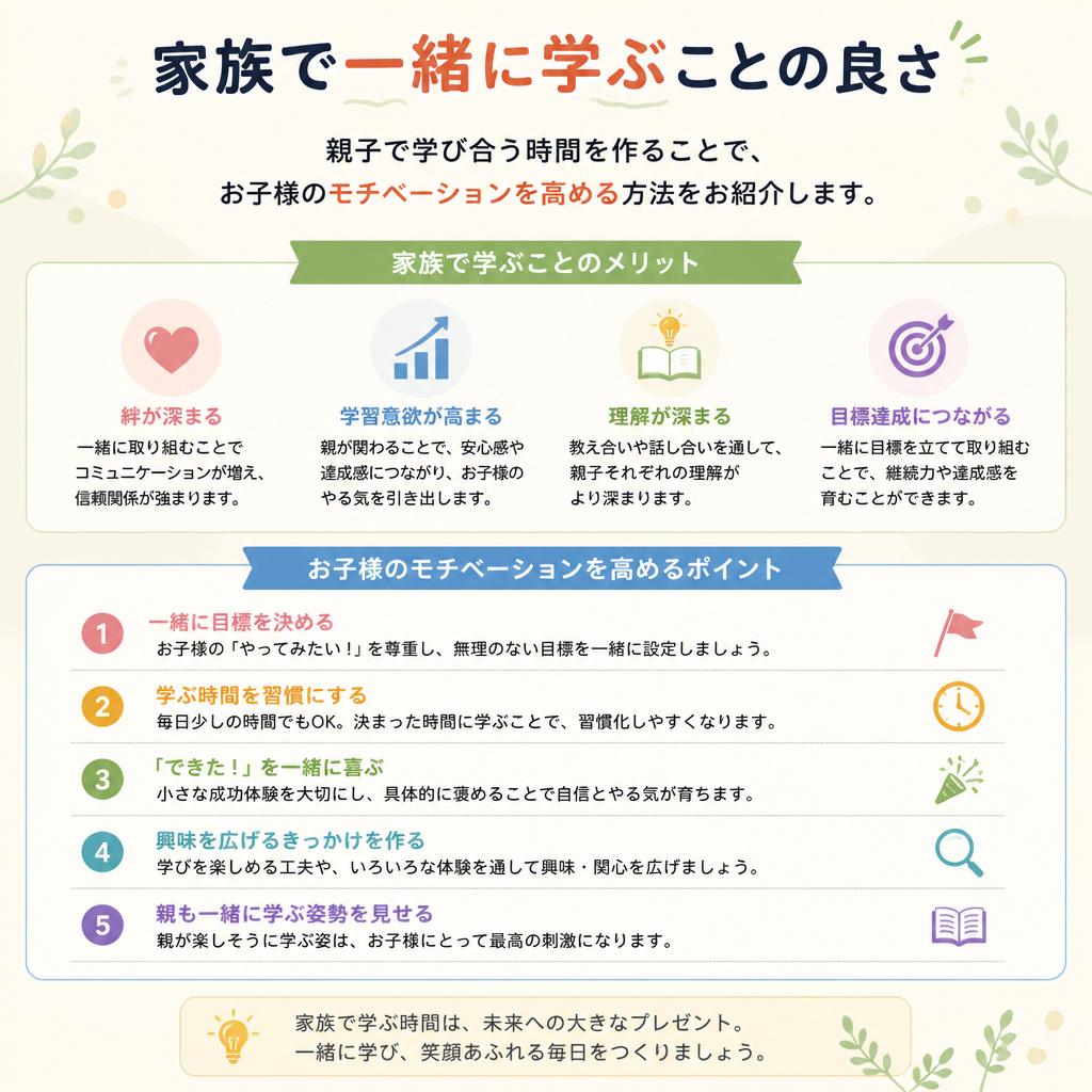 5. 親も一緒に「学びの時間」を共有