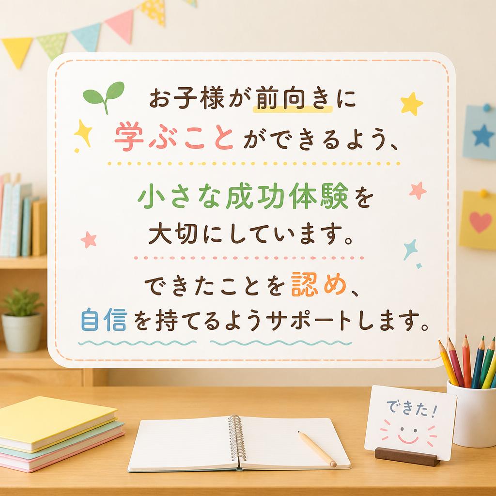 勉強への前向きなアプローチ