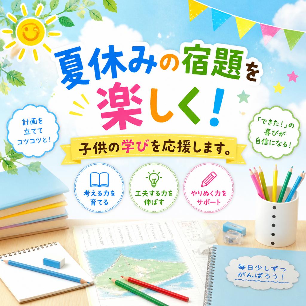夏休みの宿題でケンカしたくない皆さんへ