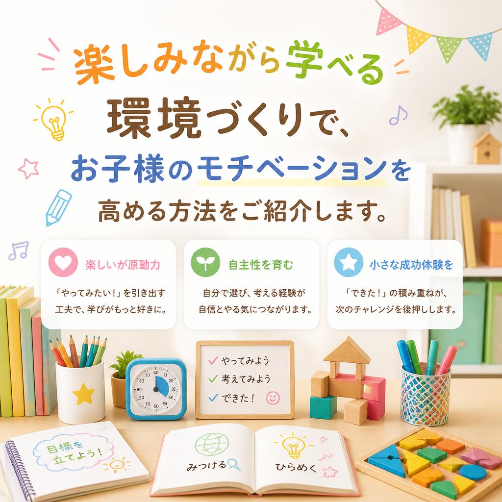 勉強嫌いを克服する動機づけ