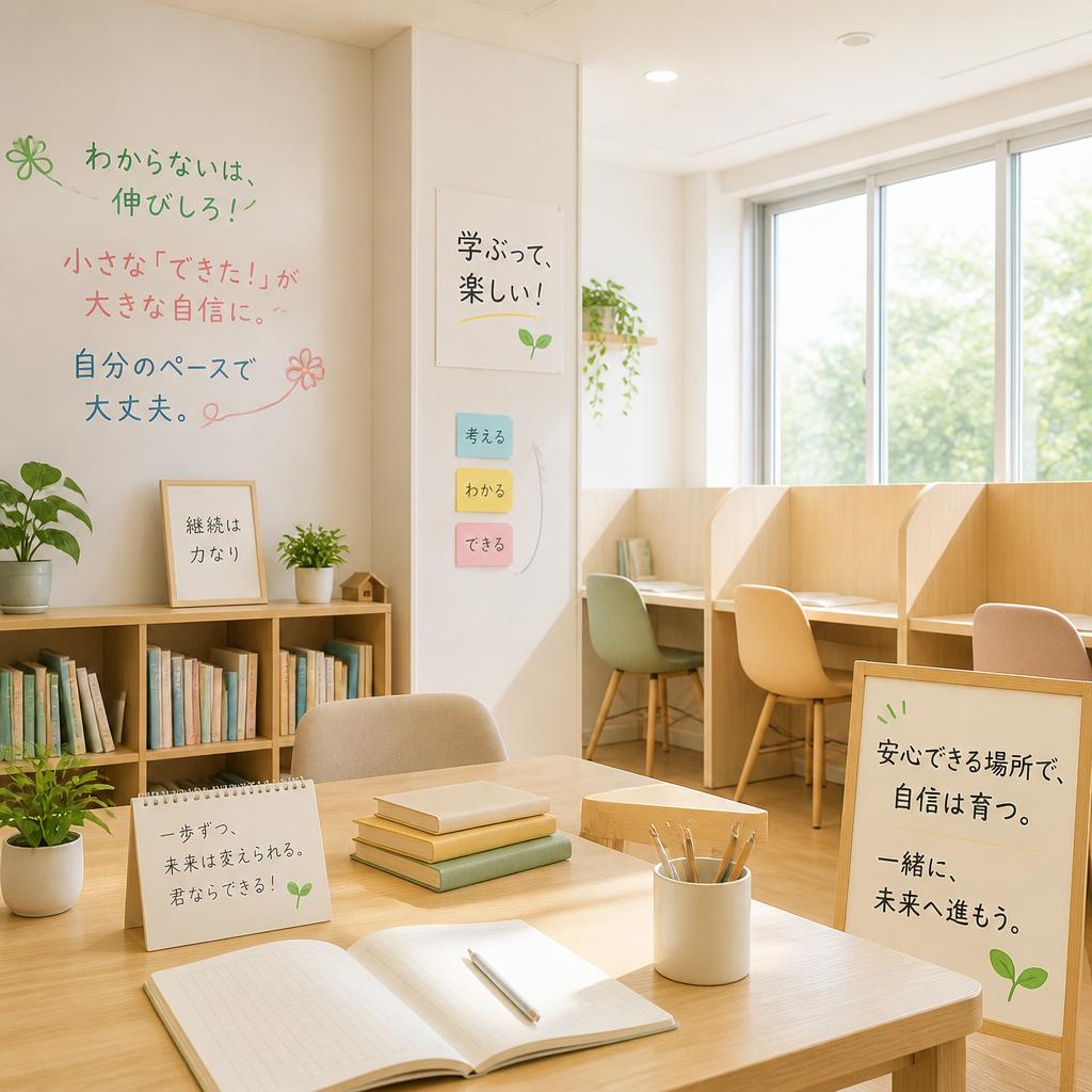 勉強に悩む子供たちに、安心と自信を与える学びの場！